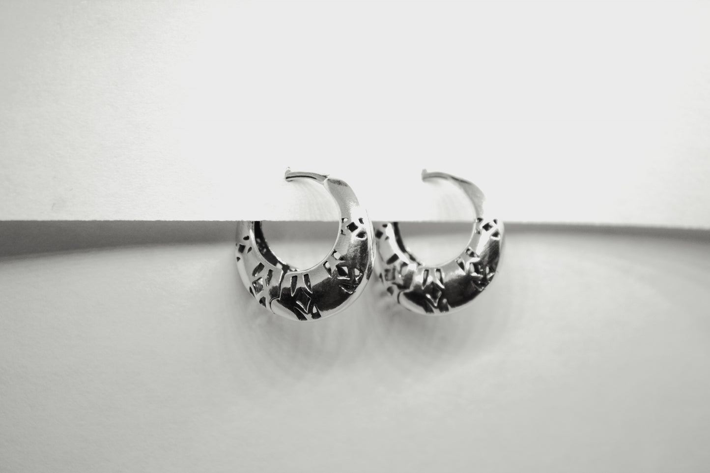 Hoop Earrings "baskets"